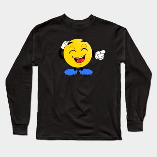 Funny Emoji Long Sleeve T-Shirt